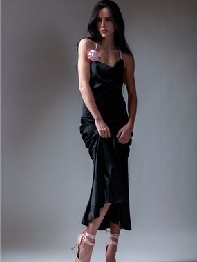 For Love and Lemons Brigette Silk Gown Size Small